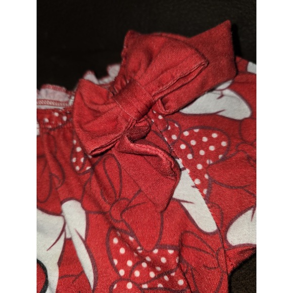 Disney store minnie mouse bow nightgown pajamas size 4 - Picture 4 of 5